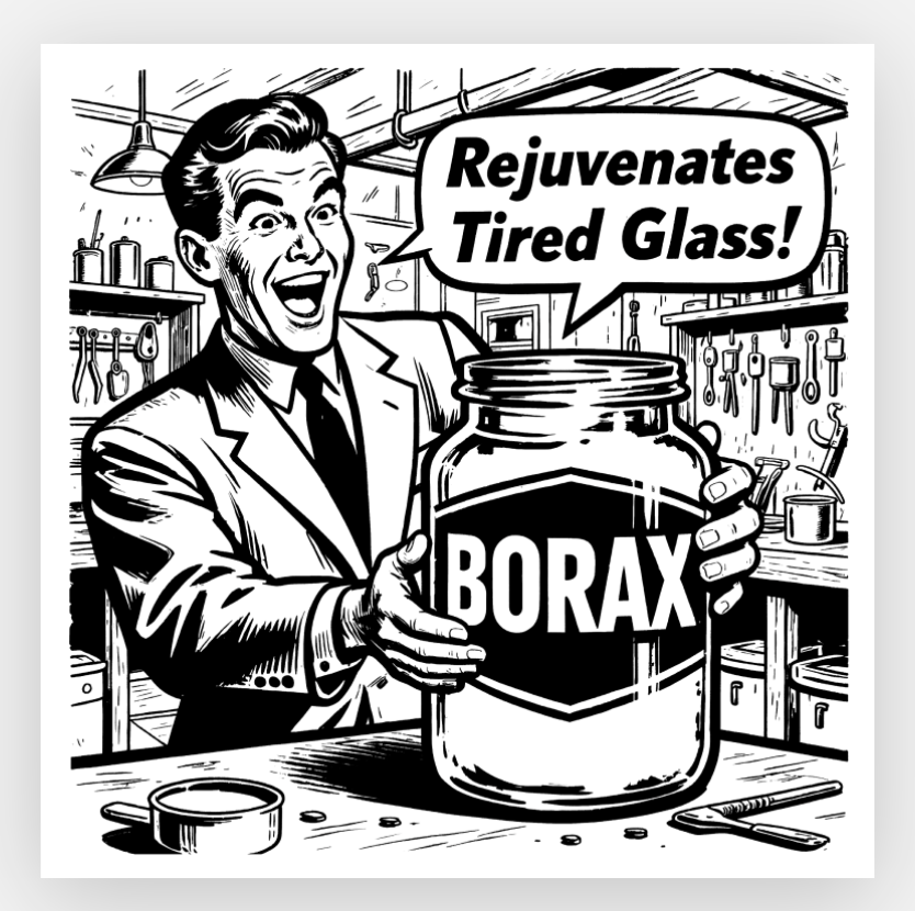 BORAX Glassblowing Sticker - 3.5" x 3.5"
