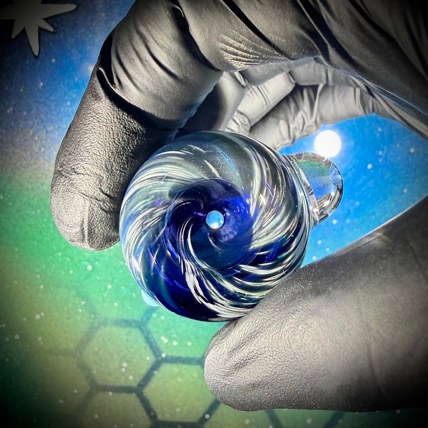 14mm Deep Space Push Bowl - Single Hole