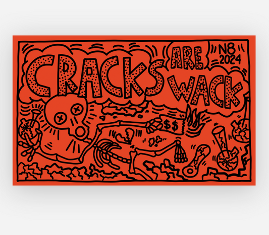 CRACK'R'WACK Sticker - 5" x 3"