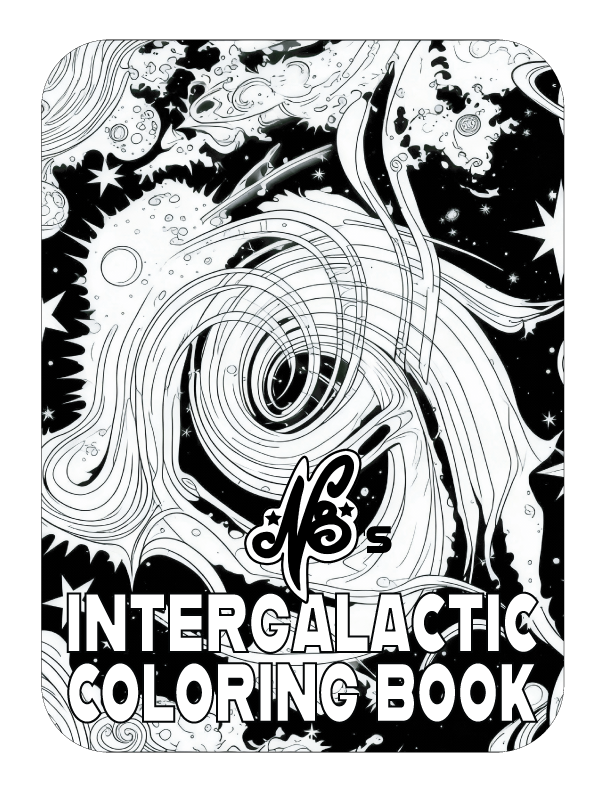 N8's Intergalactic Coloring Book - Digital Download PDF