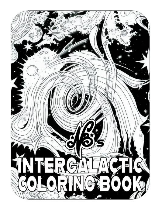 N8's Intergalactic Coloring Book - Digital Download PDF