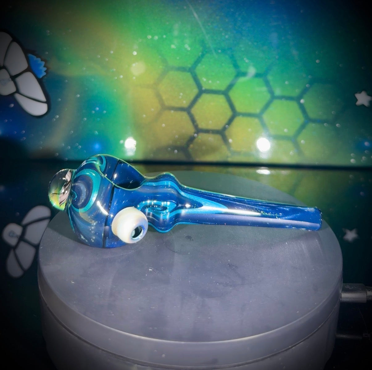 N8 Solo Long Handpipe - Deep Space