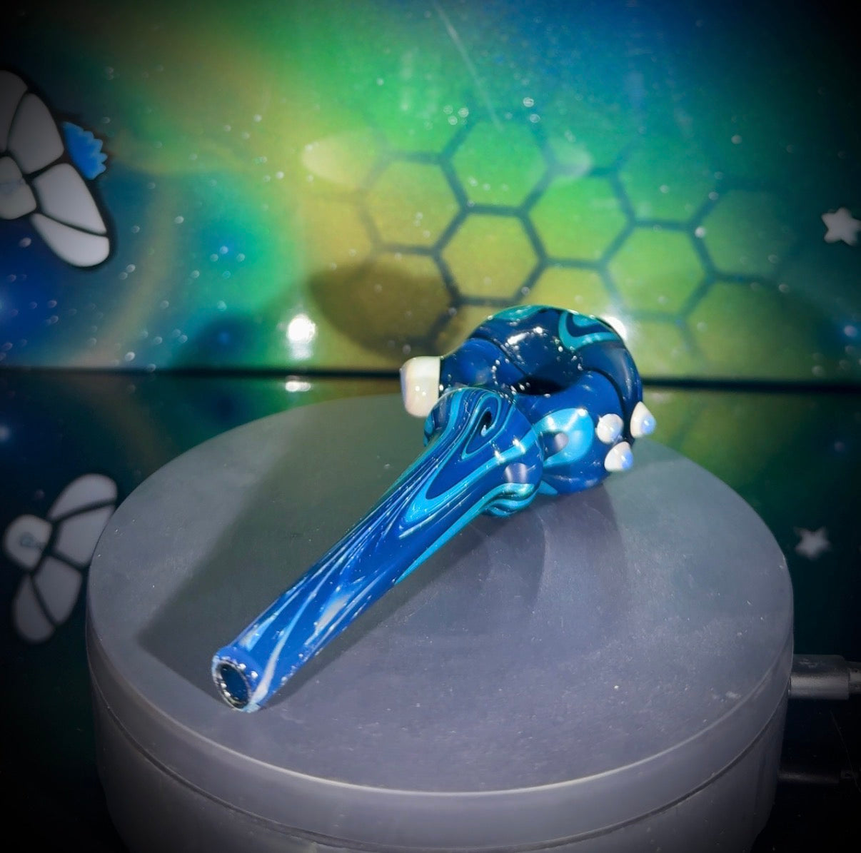 N8 Solo Long Handpipe - Deep Space
