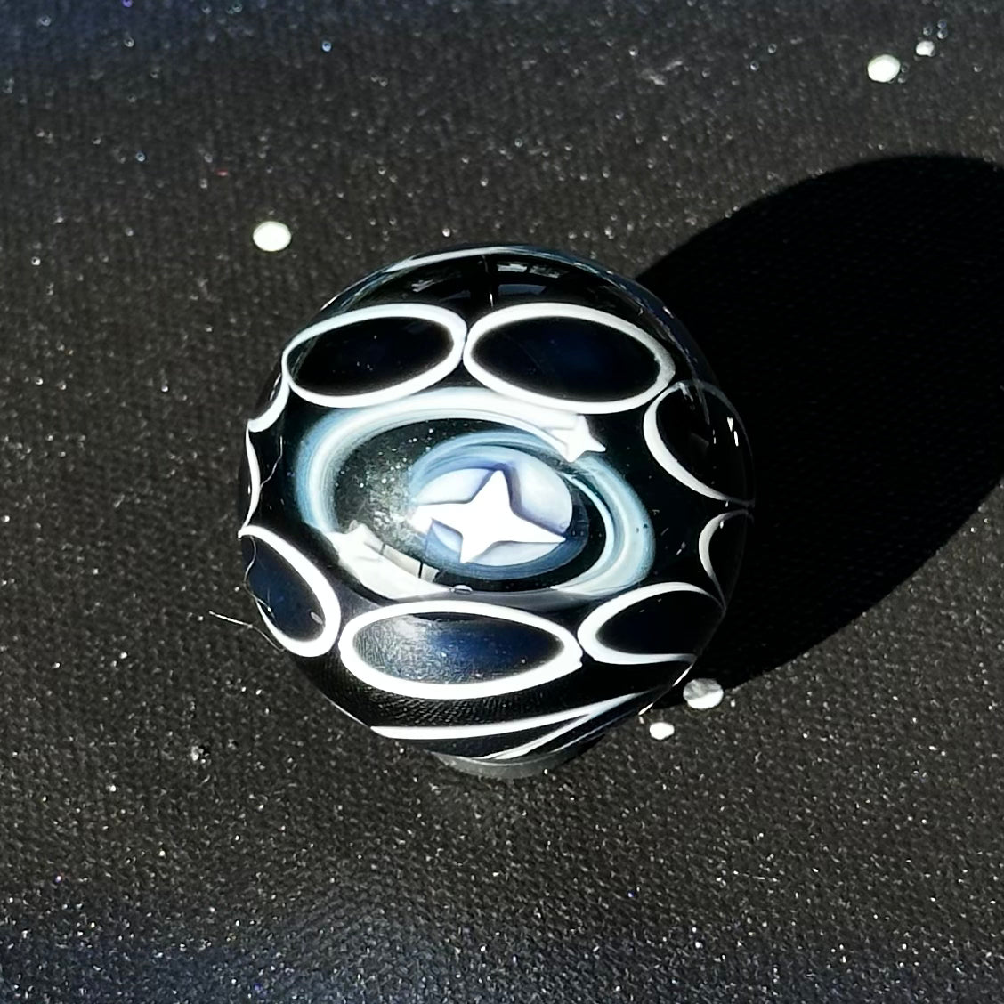 37mm Solo Twisted Vortex/Stars Marble