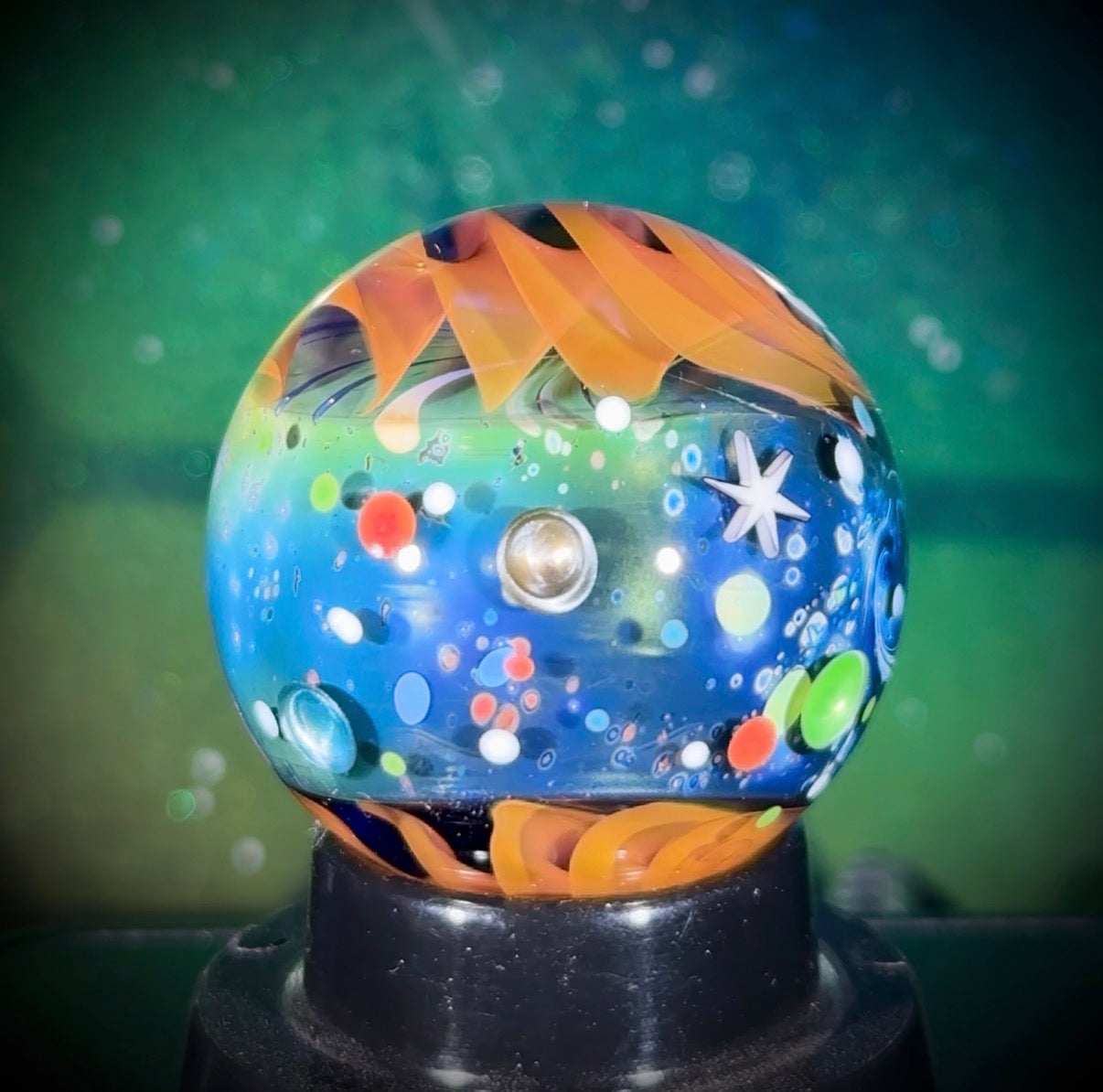 F-Time x N8 UFO Fume Trail Marble 33.6mm