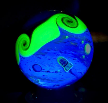 Swank x N8 Collaboration Fume Vortex Marble - UV - 46.6mm