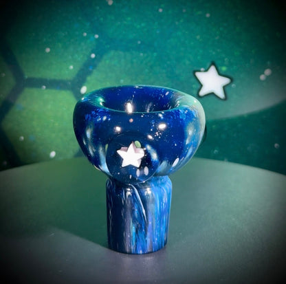 18mm Deep Space Push Bowl Slide - Single Hole