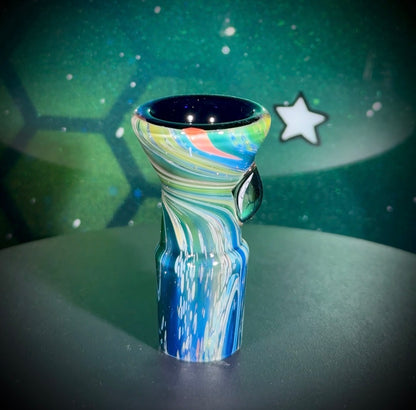 18mm Classic Space Martini Slide - Atom Murrine - Single Hole
