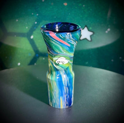 18mm Classic Space Martini Slide - UFO Murrine - Single Hole
