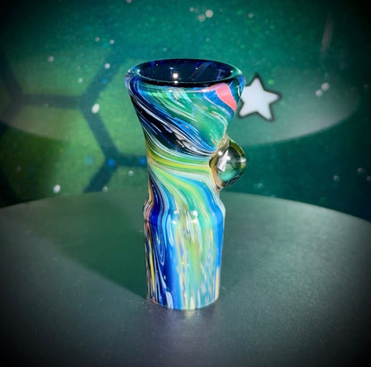 18mm Classic Space Martini Slide - UFO Murrine - Single Hole