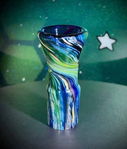 18mm Classic Space Martini Slide - UFO Murrine - Single Hole