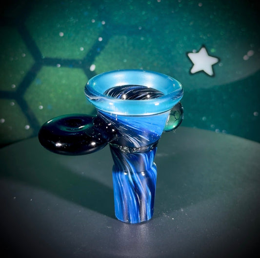 14mm Deep Space 4-Hole Martini Slide - Neptunium