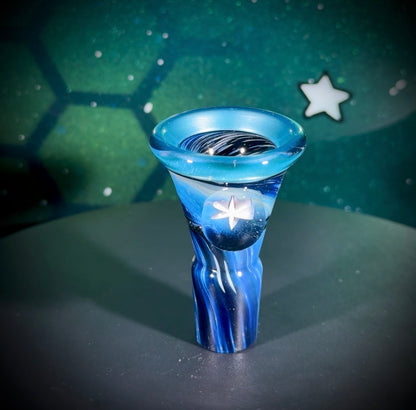 14mm Deep Space 4-Hole Martini Slide - Neptunium