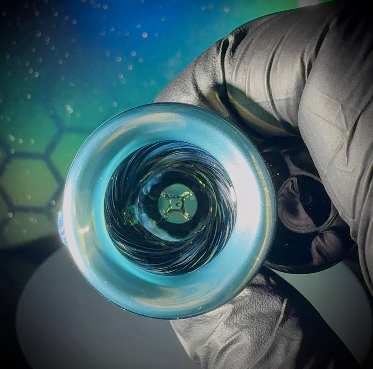 14mm Deep Space 4-Hole Martini Slide - Neptunium