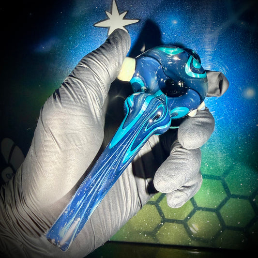 N8 Solo Long Handpipe - Deep Space
