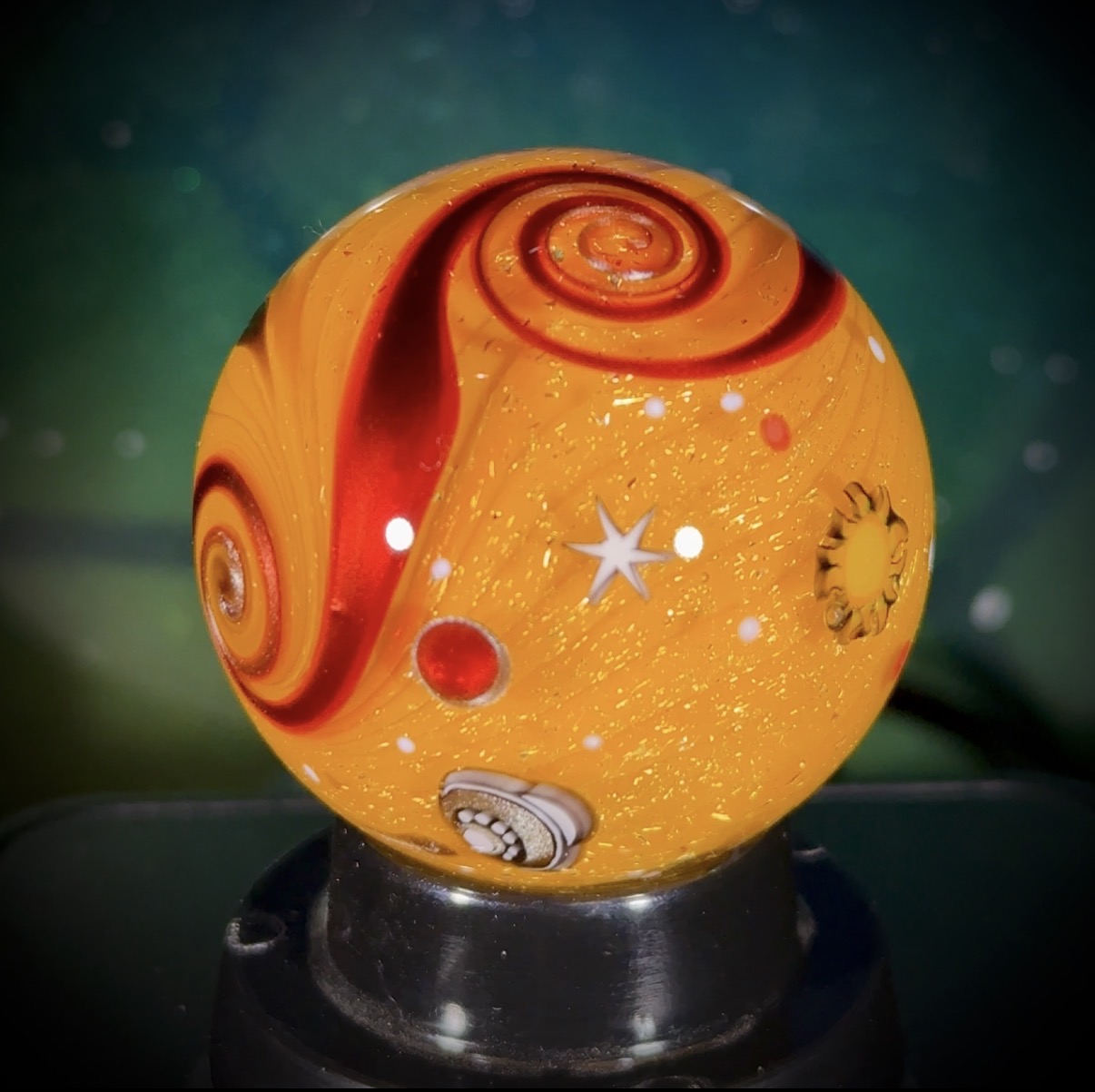 Planetary Fly-By Series Marble - Sun No8