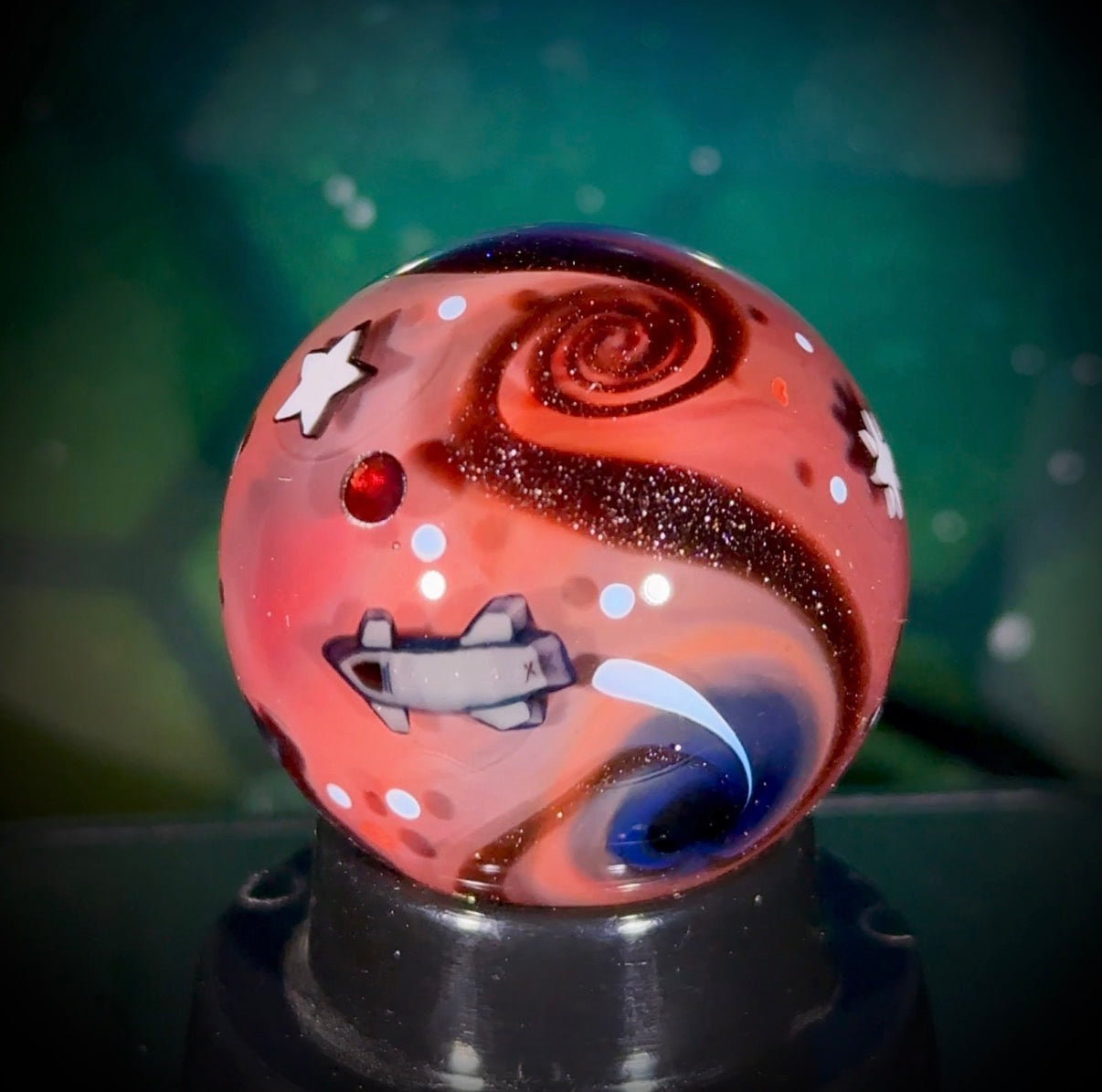 Planetary Fly-By Series Marble - Mars No6