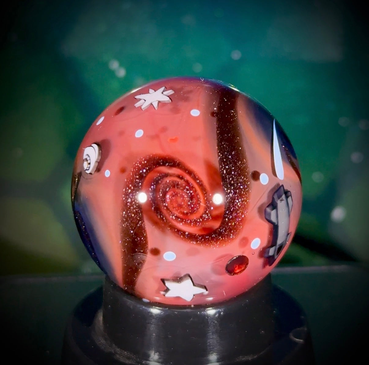 Planetary Fly-By Series Marble - Mars No6