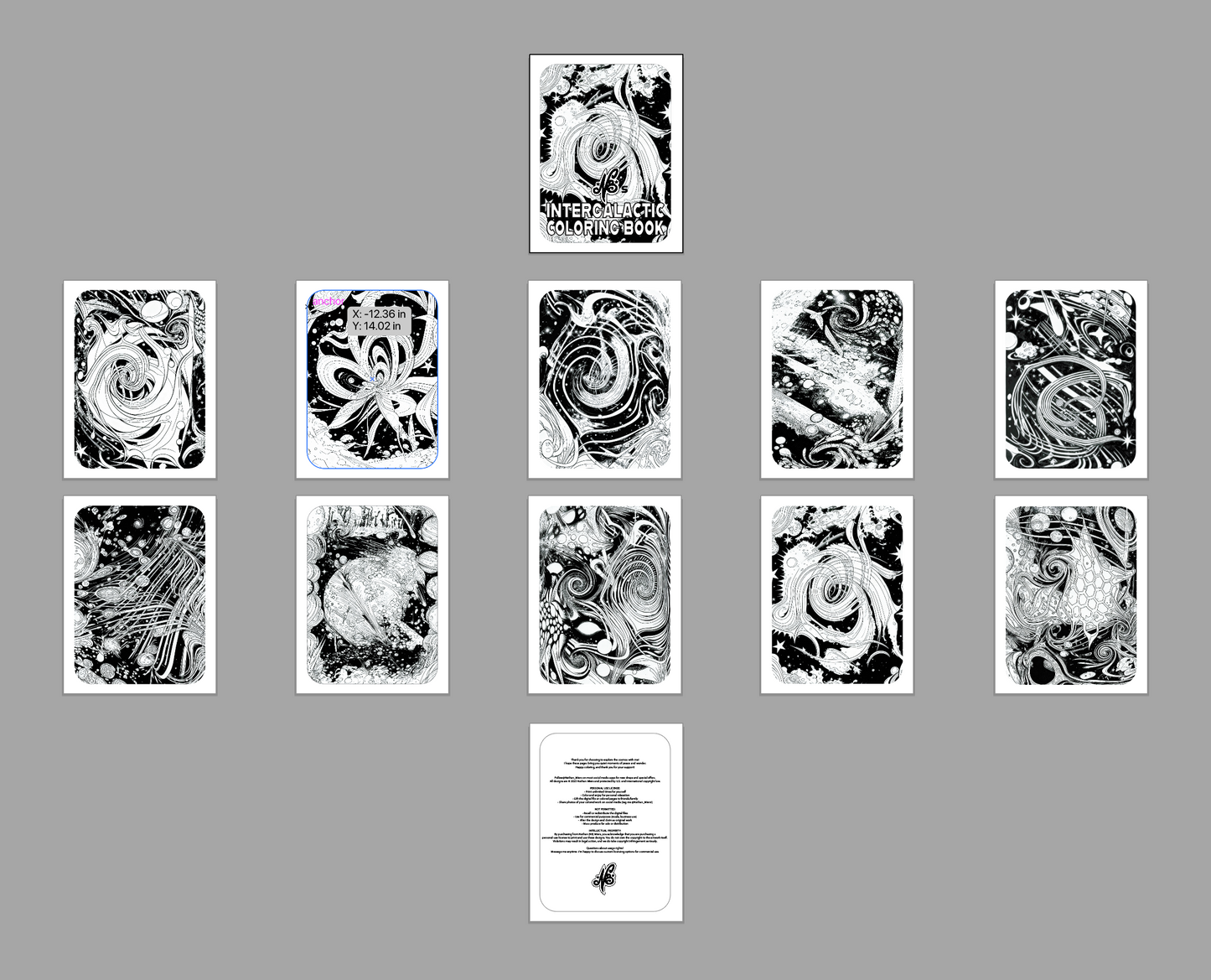 N8's Intergalactic Coloring Book - Digital Download PDF