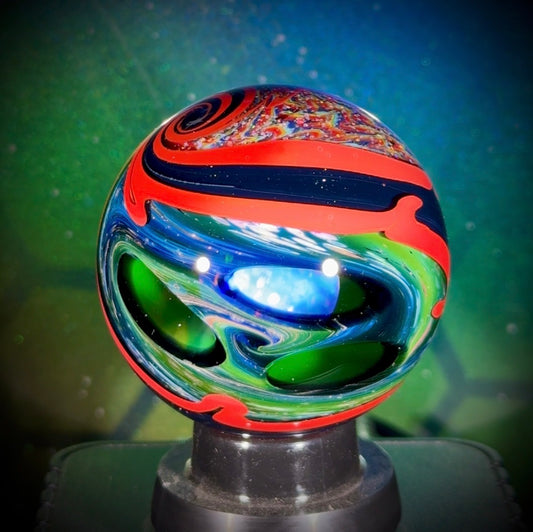 Justin Carter x N8 Collaboration Marble - Opal Staircase and Star Portal Window - 50.9mm