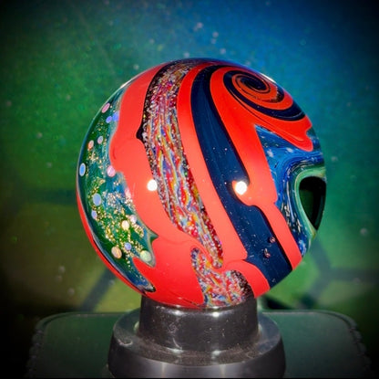 Justin Carter x N8 Collaboration Marble - Opal Staircase and Star Portal Window - 50.9mm