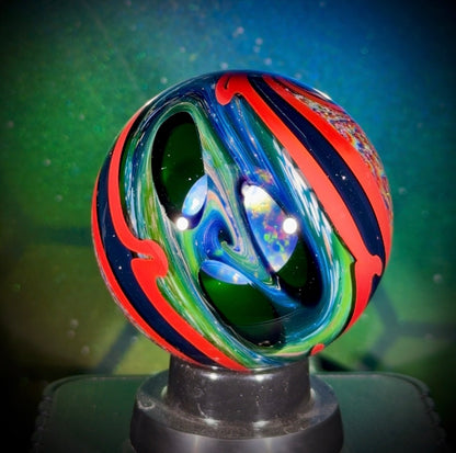 Justin Carter x N8 Collaboration Marble - Opal Staircase and Star Portal Window - 50.9mm