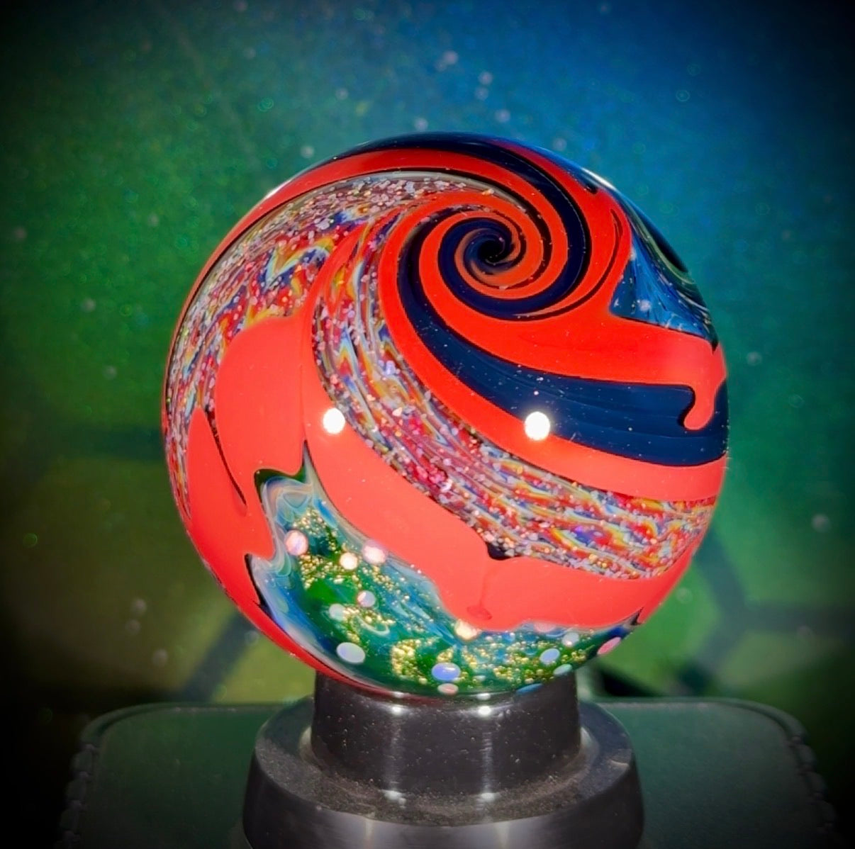 Justin Carter x N8 Collaboration Marble - Opal Staircase and Star Portal Window - 50.9mm