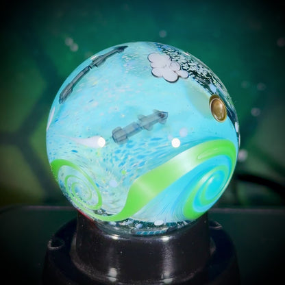 Planetary Fly-By Series Marble - Earth No6