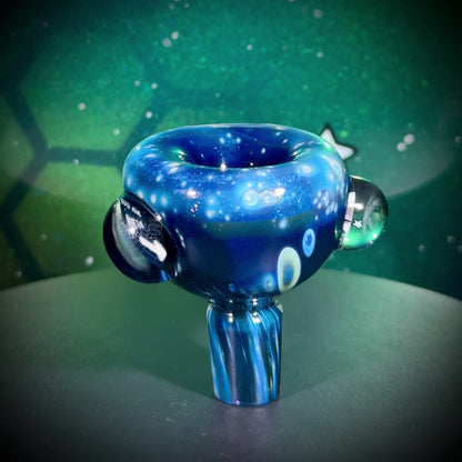 14mm Deep Space Push Bowl Slide - Single Hole