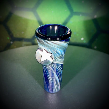 14mm Martini Slide - Single Hole - Stardust Accent