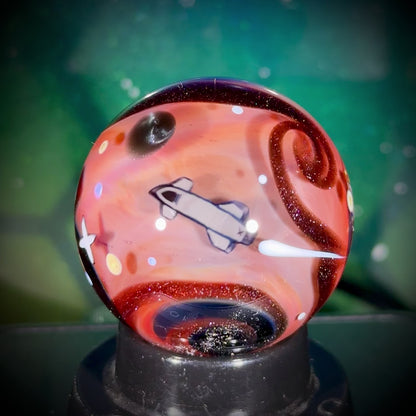 Planetary Fly-By Series Marble - Mars No8