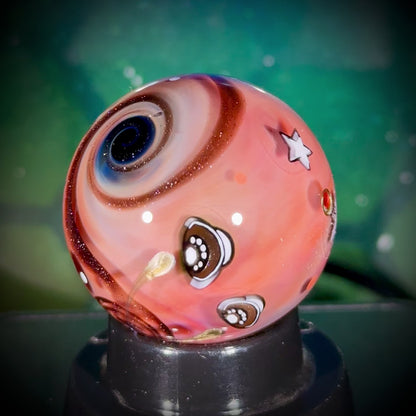 Planetary Fly-By Series Marble - Mars No7