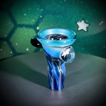 14mm Deep Space 4-Hole Martini Slide - Neptunium