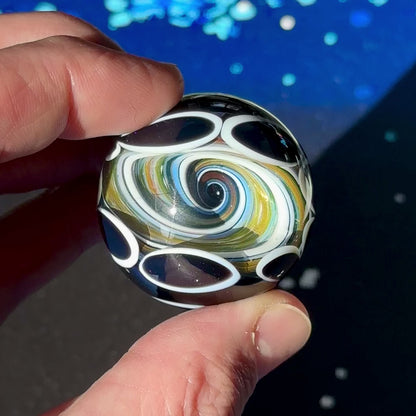 37mm Solo Twisted Vortex/Stars Marble
