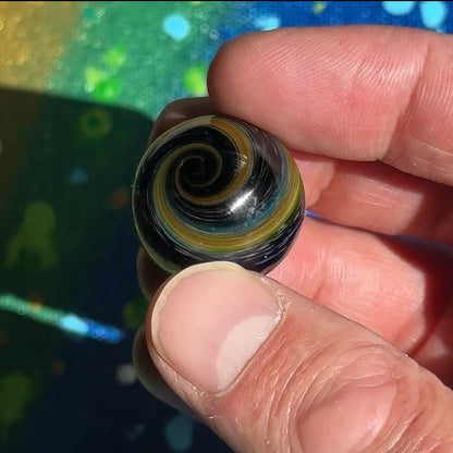 Terp slurper marble cosmic galaxy sparkle and metallic fuming